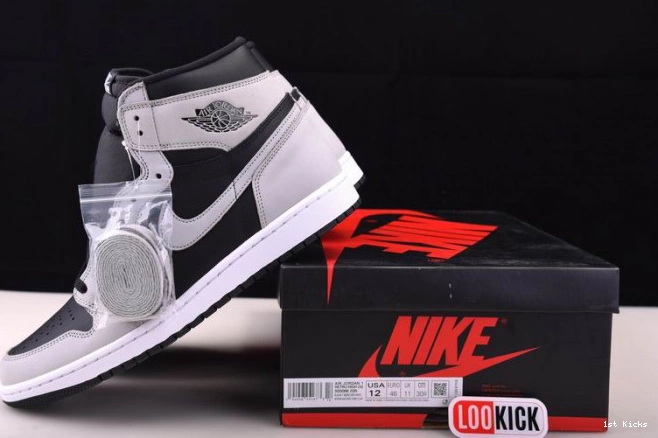 555088-035 Jordan White Grey Black 1 Retro Air High Light Smoke 0726